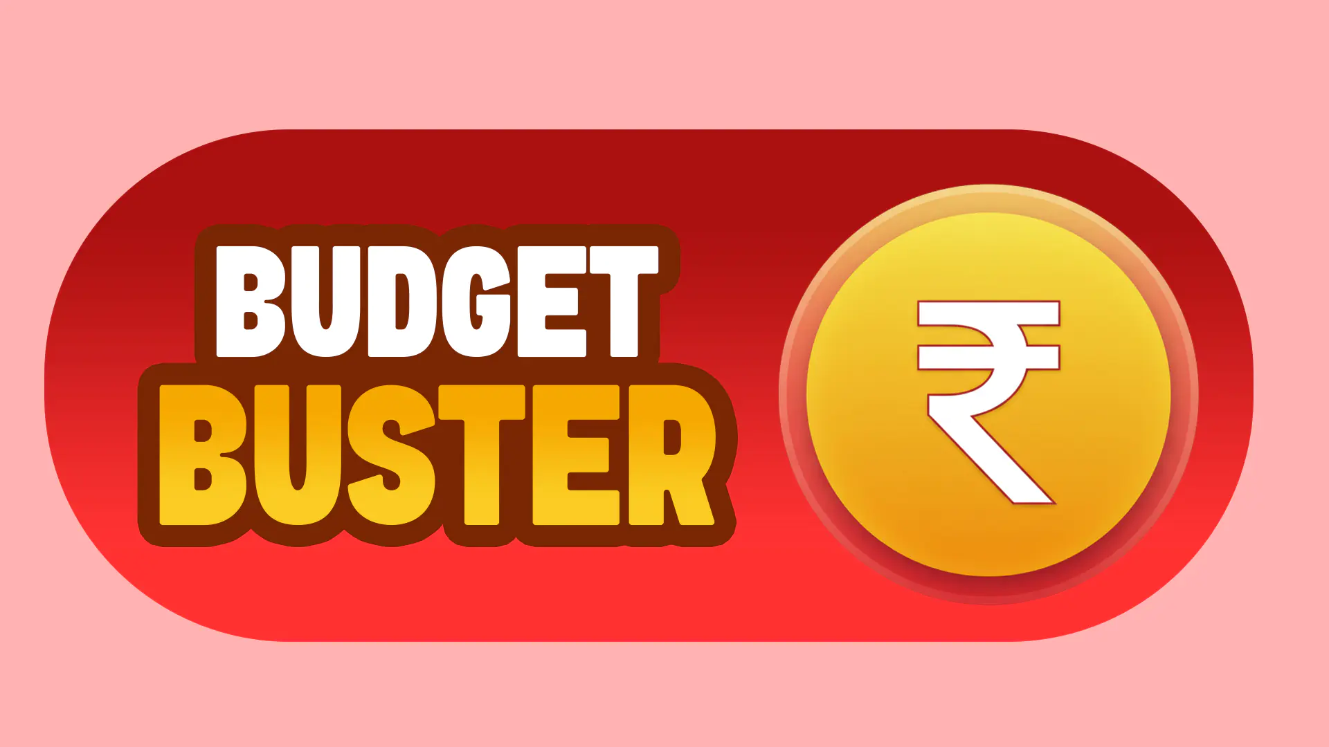 Rupee Badge Label for Indian Discount Promotions Template