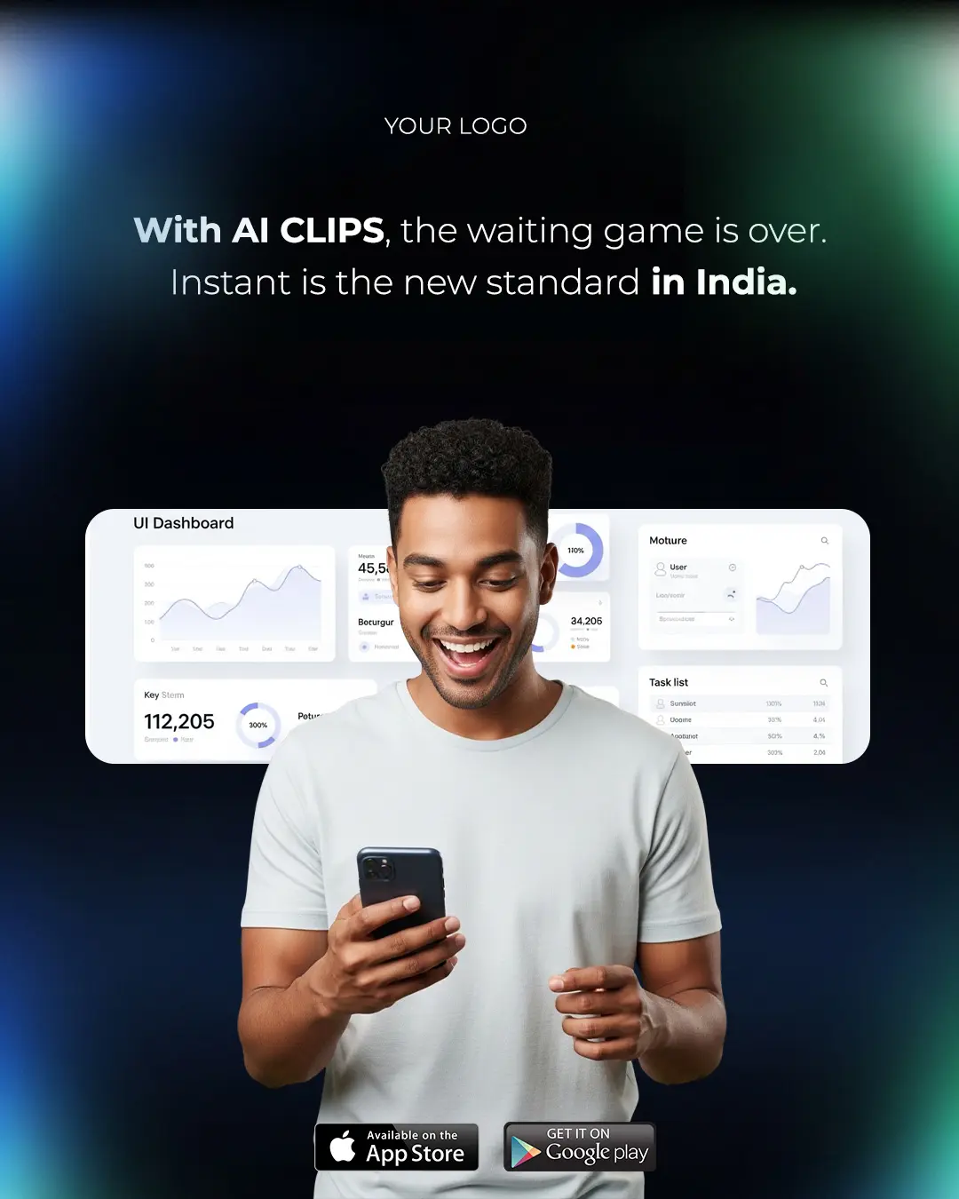 Tech & Analytics App Promo Template
