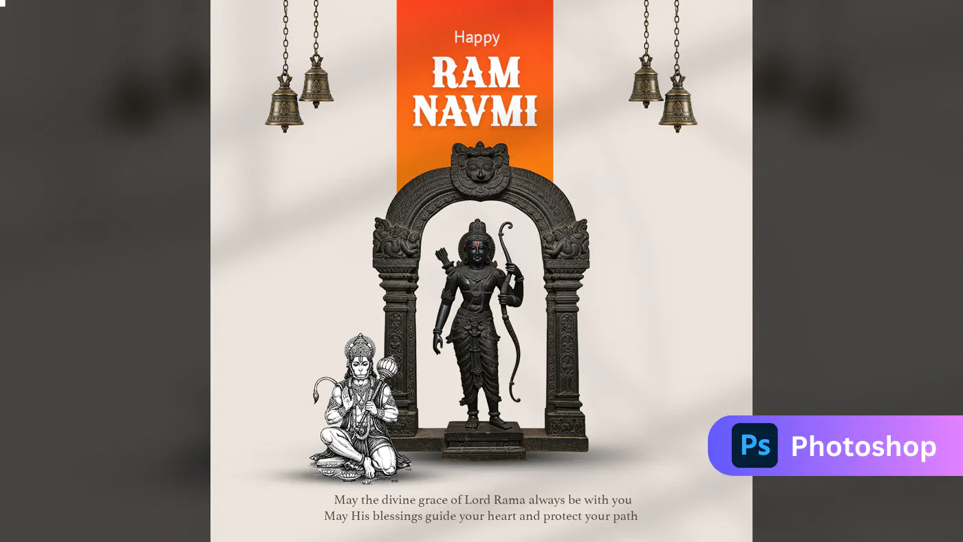 Enhanced Ram Navmi Celebration Artwork Template