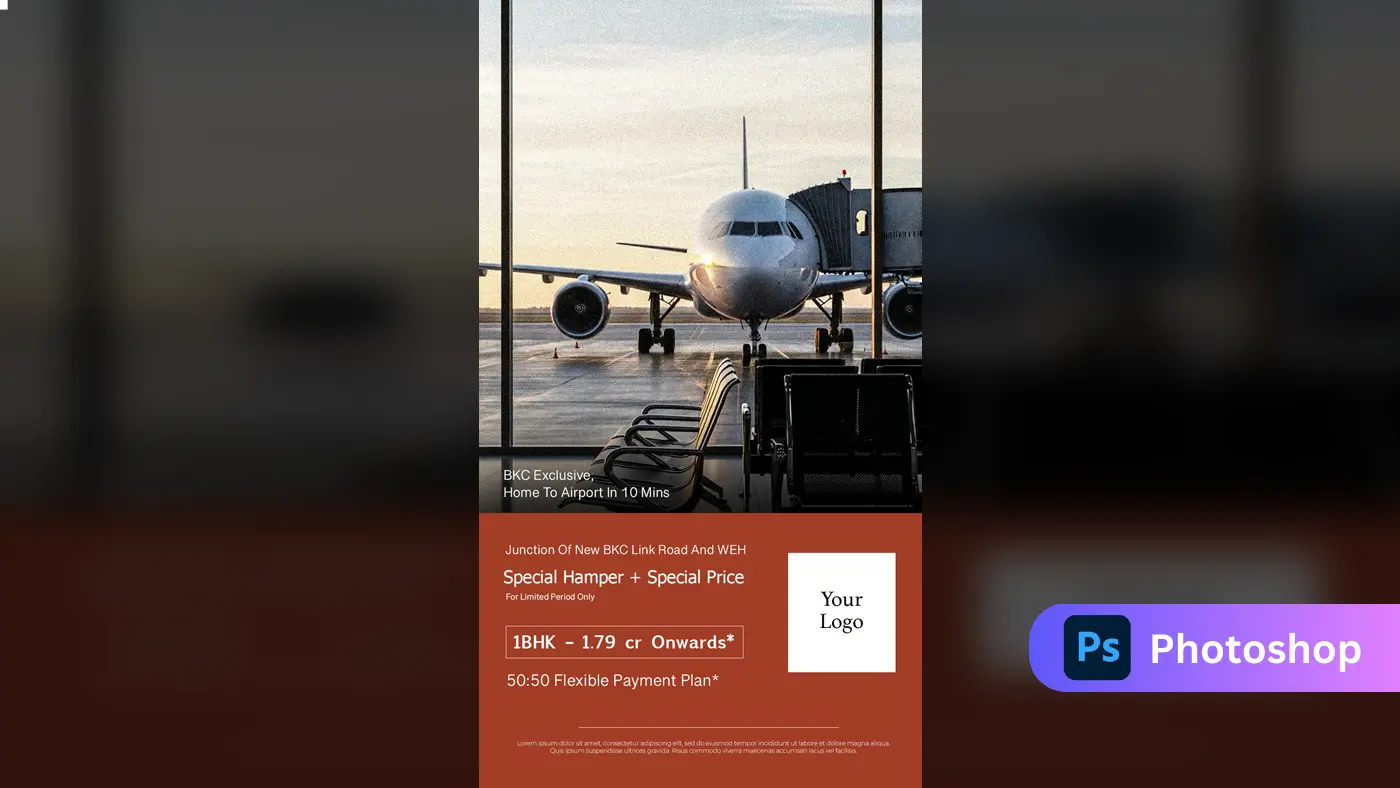 Airport Proximity Real Estate Ad Template