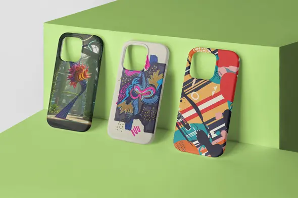 Creative Phone Cover Mockup Template