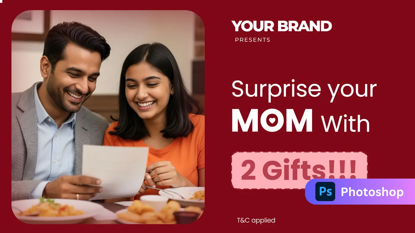 Mother's Day Gift Promotion Banner Template