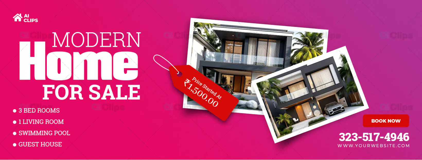 Modern home Sale PSD