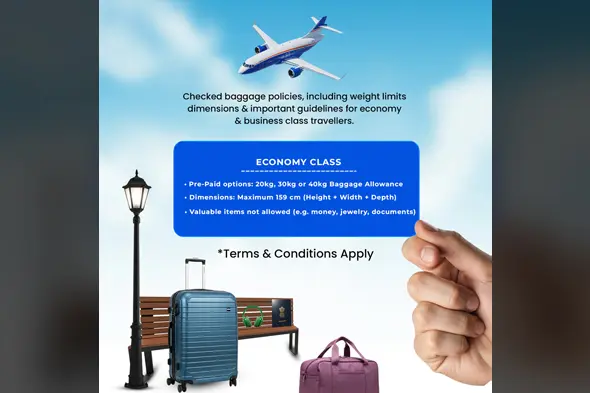 Airline Baggage Policy Social Media Template