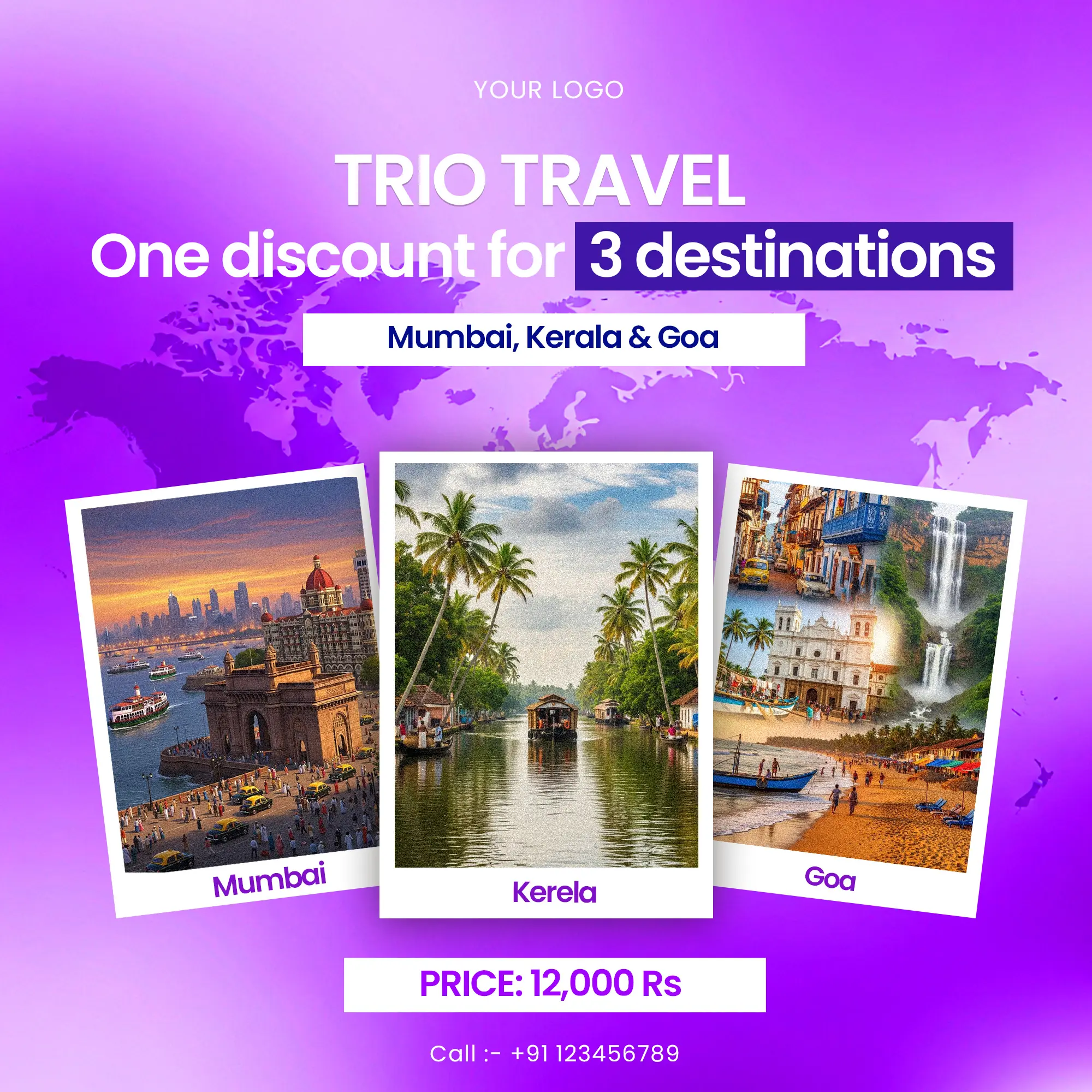 Multi-City Indian Holiday Promo Template