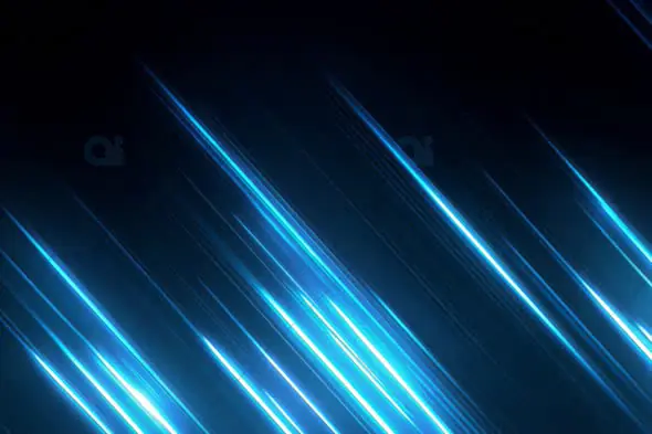Glowing Blue Light Streaks – Futuristic Speed and Technology Visual