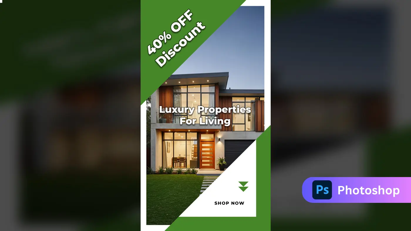 Modern Luxury Real Estate Social Media Story Template