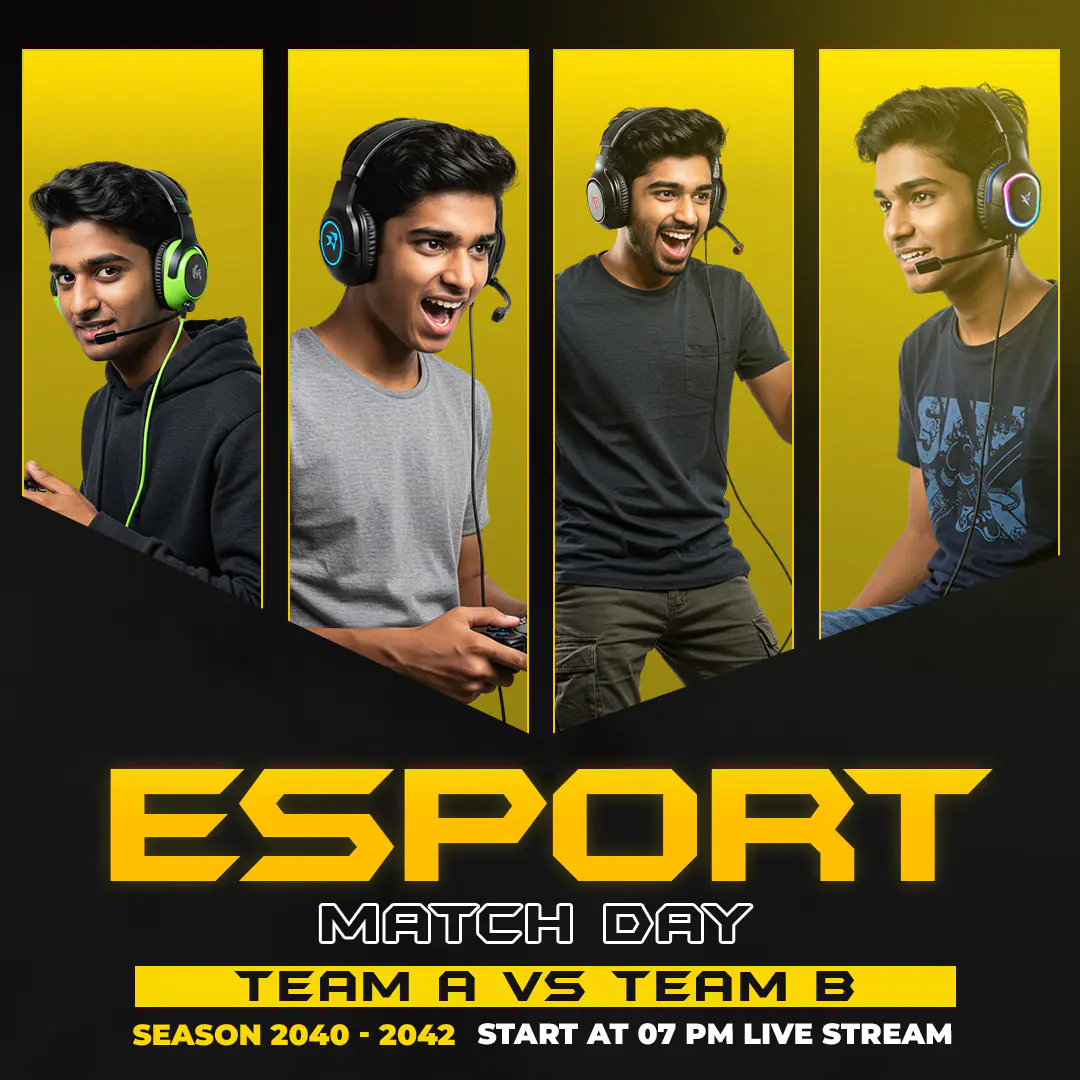 Esports Match Day Promo Template