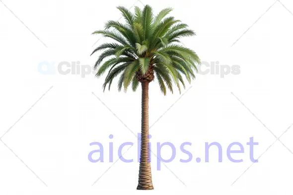 Realistic 3D Palm Tree Illustration