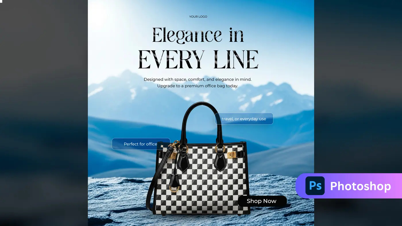 Sophisticated Fashion Bag Promo Template