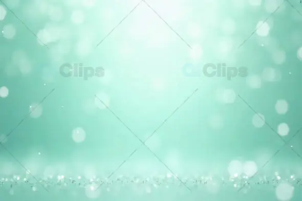 Soft Teal Bokeh and Sparkles Background