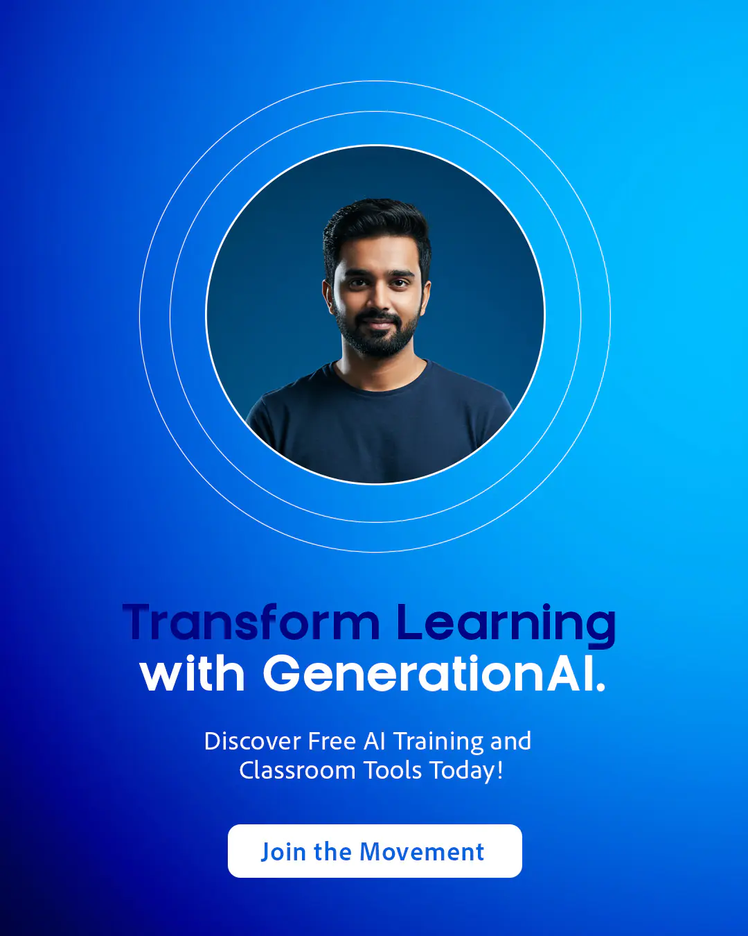AI Education Promo Banner Template