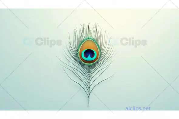 Elegant Peacock Feather Design