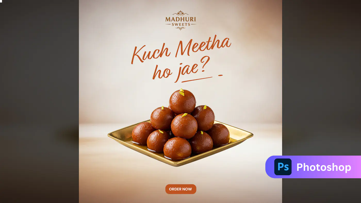 Gulab Jamun Social Media Ad Template