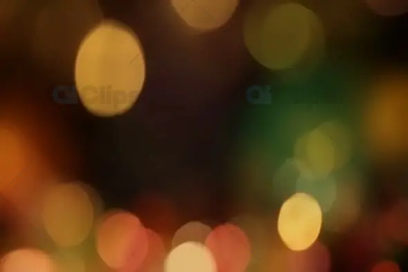 Warm Festive Bokeh with Soft Glowing Orbs