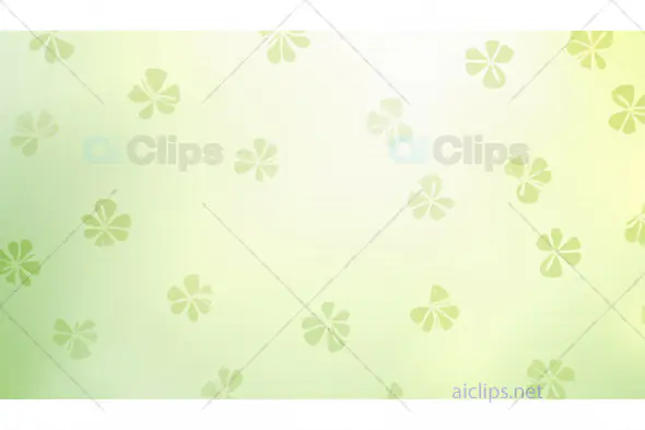 Green Clover Leaf Pattern Background – Fresh and Minimalistic Design