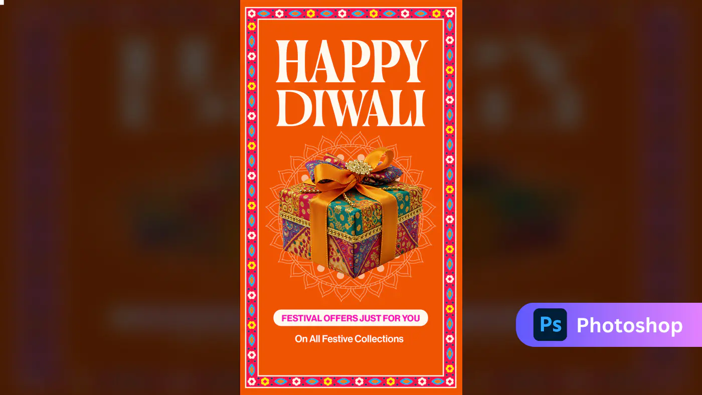 Diwali Festival Promotional Template