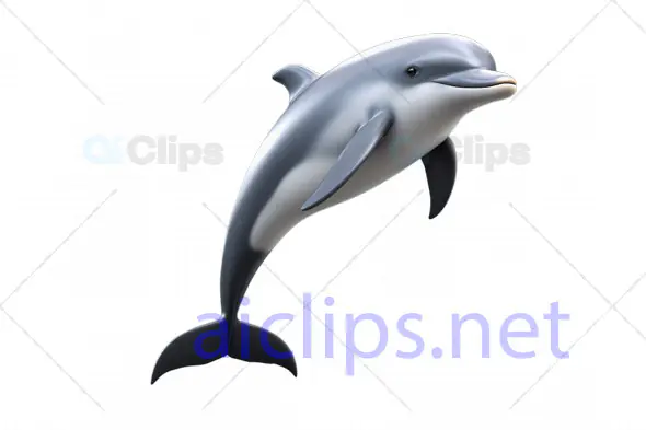 Realistic 3D Dolphin Model