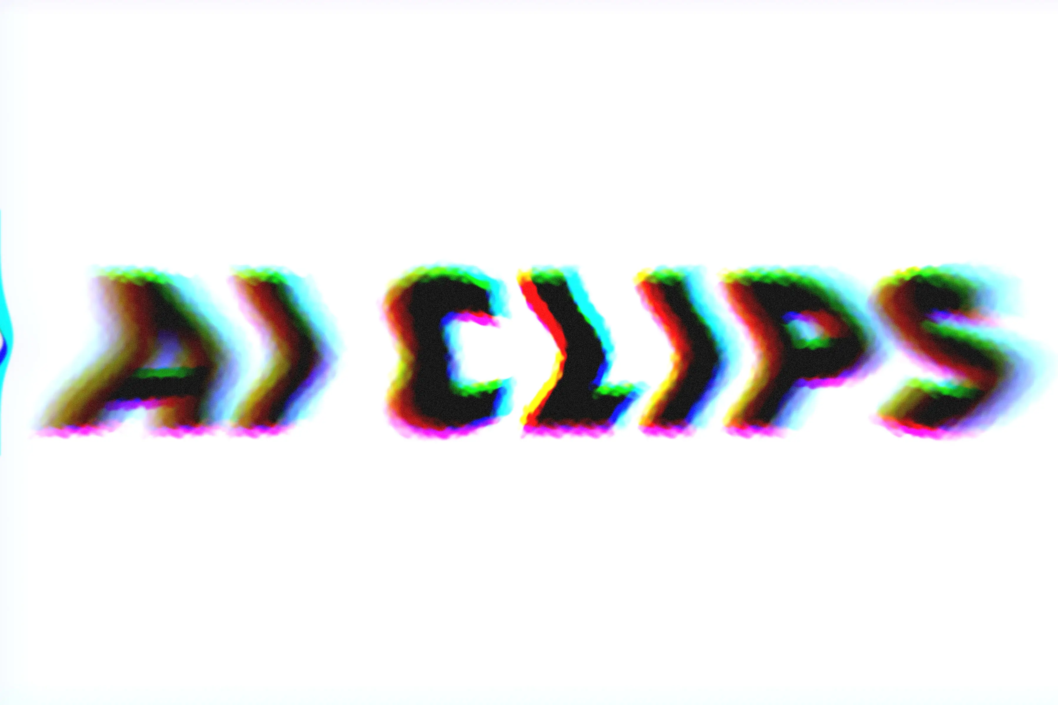 RGB Glitch Text Effect