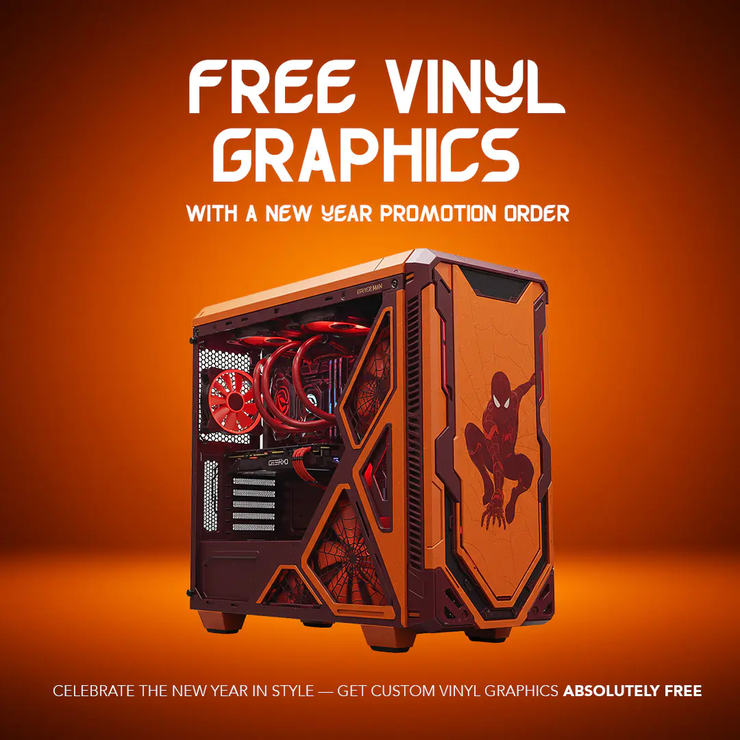 Enhanced PC Case Vinyl Graphics Promotion