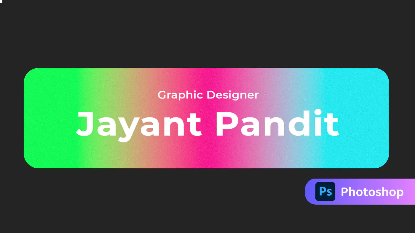 Gradient Graphic Designer Profile Editable Text Template