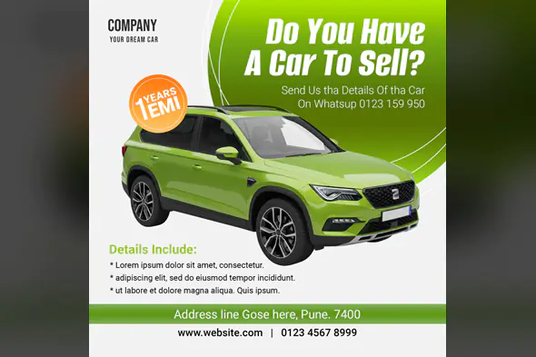 Car Dealership Promotional Template
