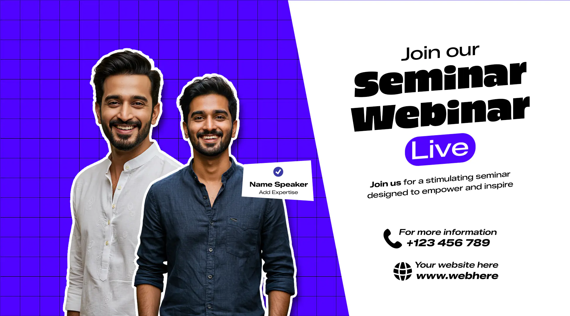 Dynamic Duo Seminar Webinar Template