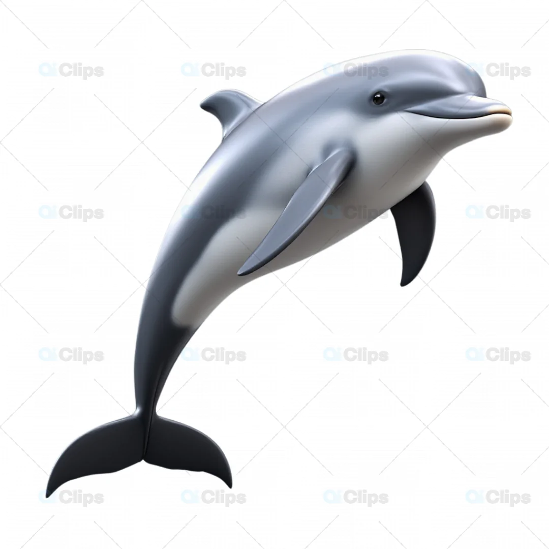Realistic 3D Dolphin Model