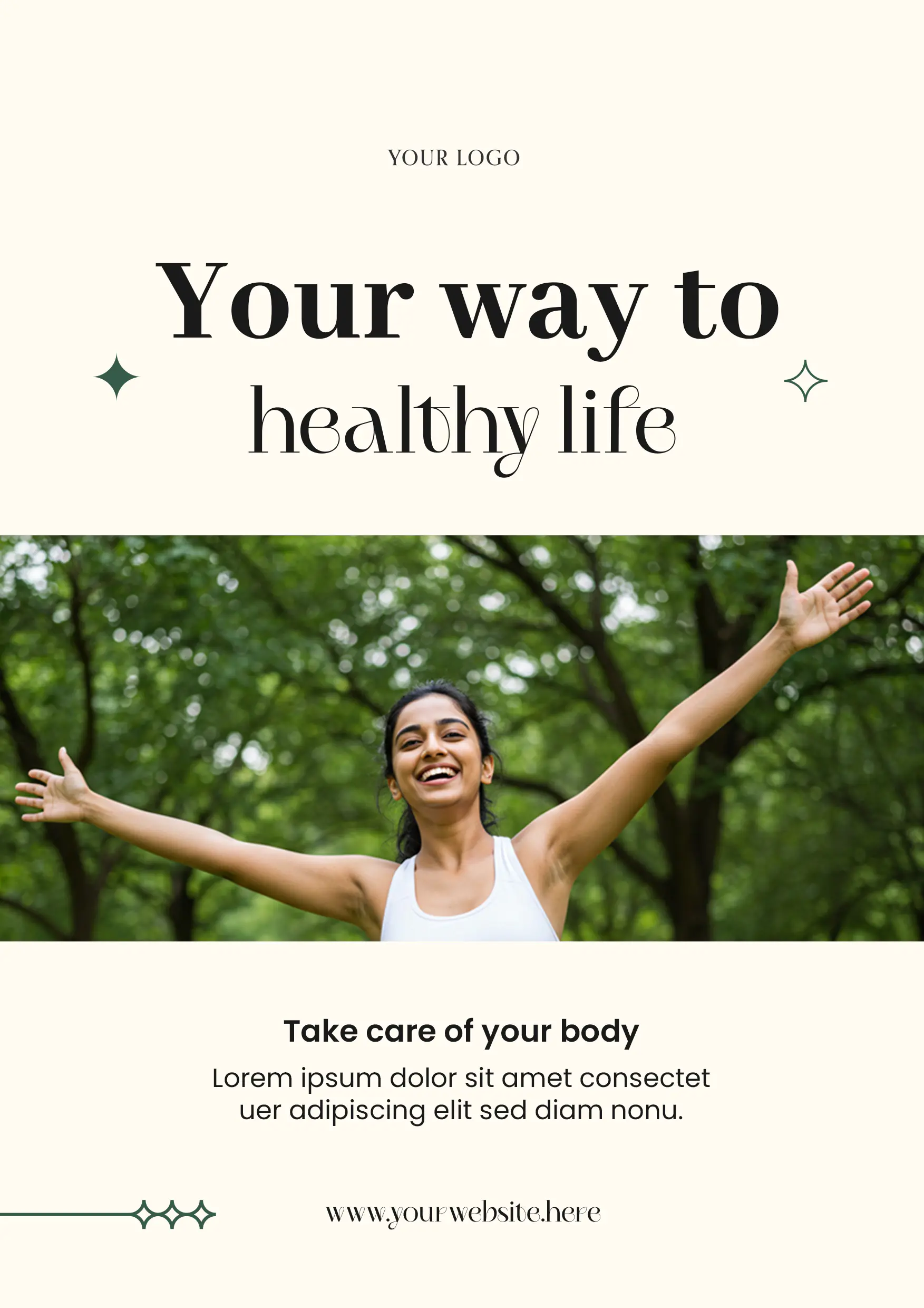 Wellness Lifestyle Promotional Template