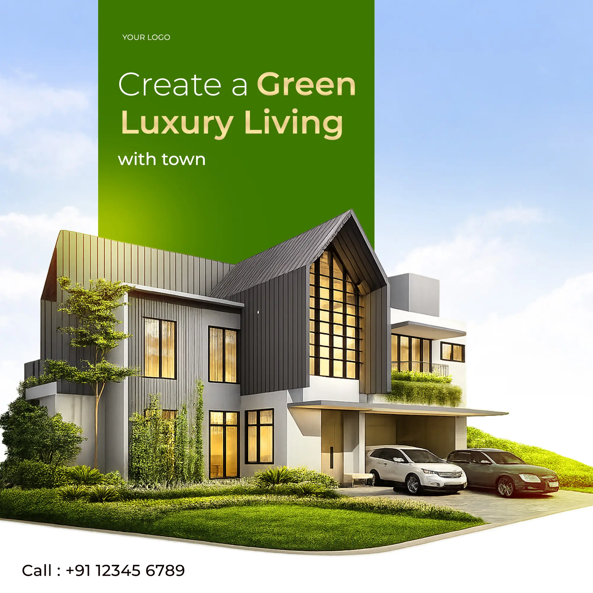 Premium Villa & Home Sale Ad Template