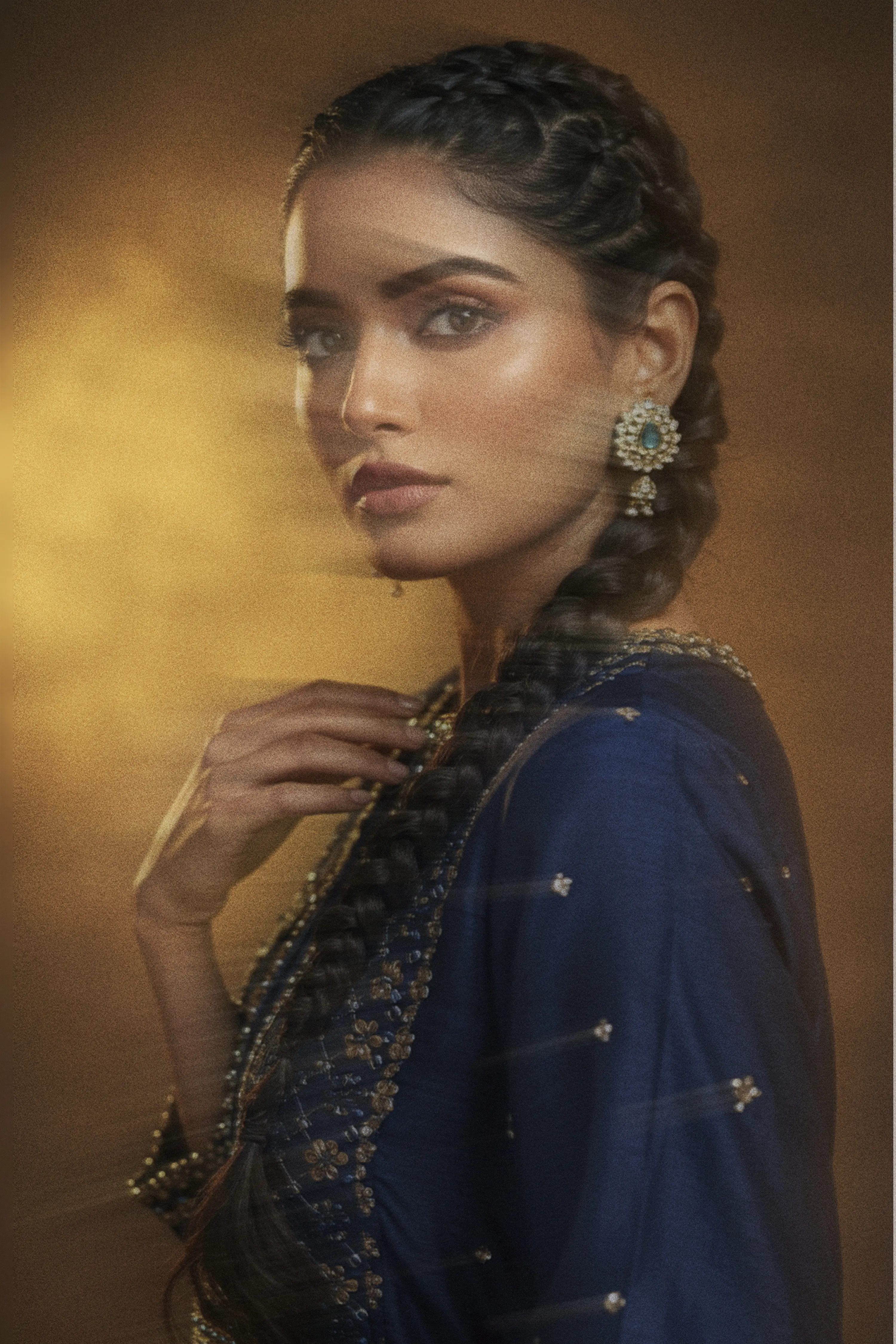 Vintage Glow Portrait Effect  Template