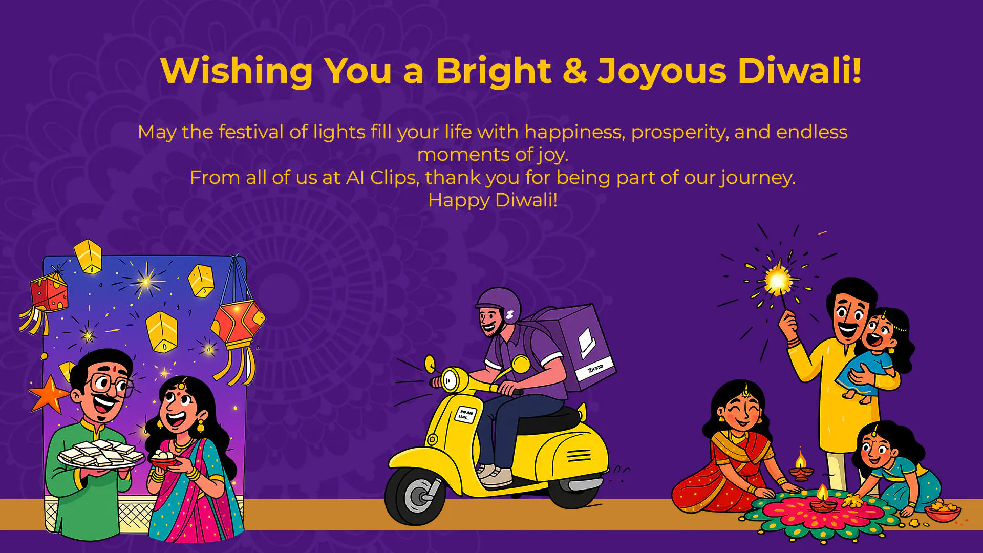Diwali Celebration Social Media Template