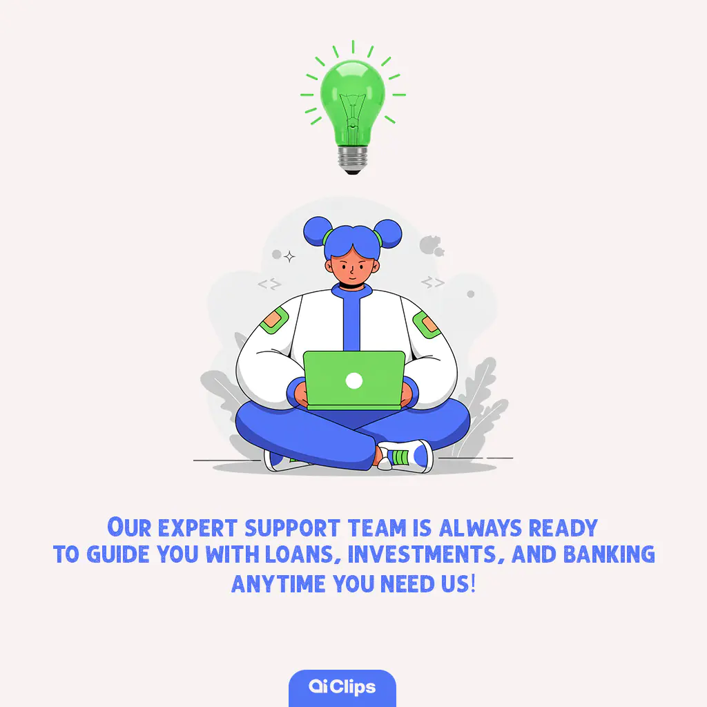 Enhanced Financial Services Support Illustration Template