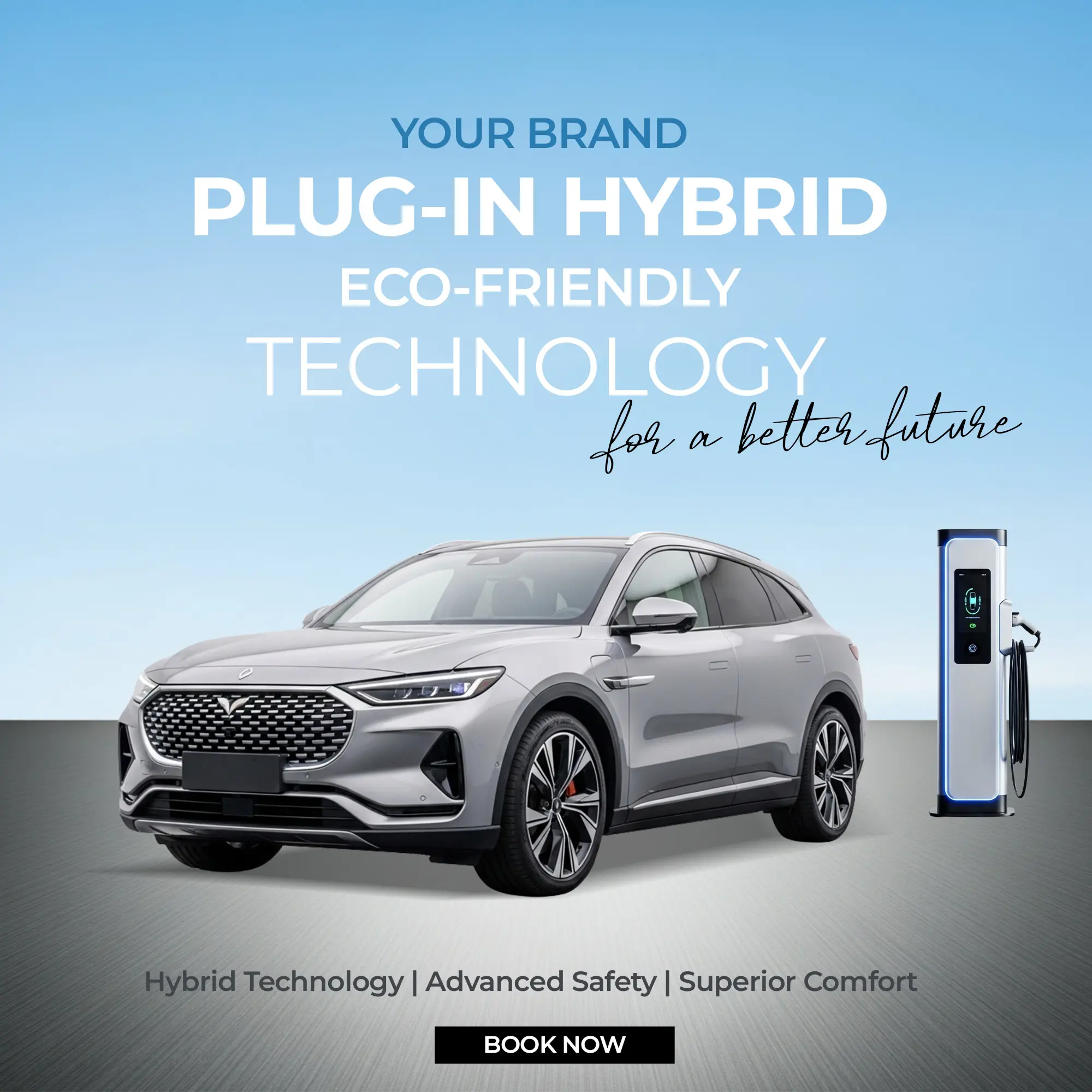 Plug-In Hybrid Vehicle Social Media Ad