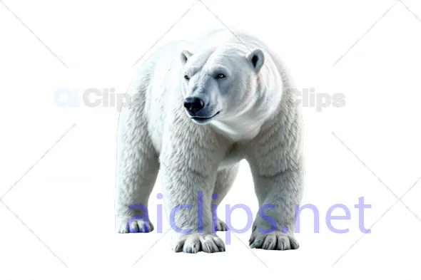 Majestic Polar Bear 3D Model