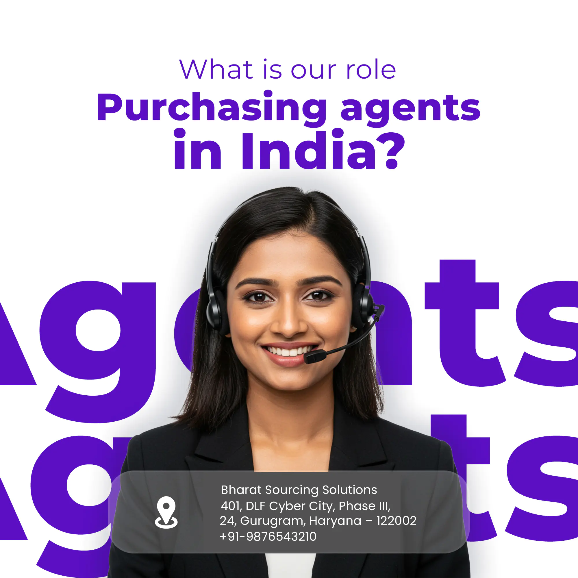 Indian Purchasing Agents Role Banner