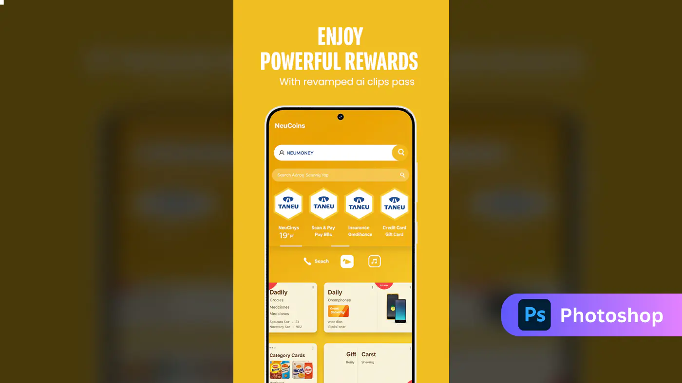 Reward-Based Shopping & Payment App UI Template