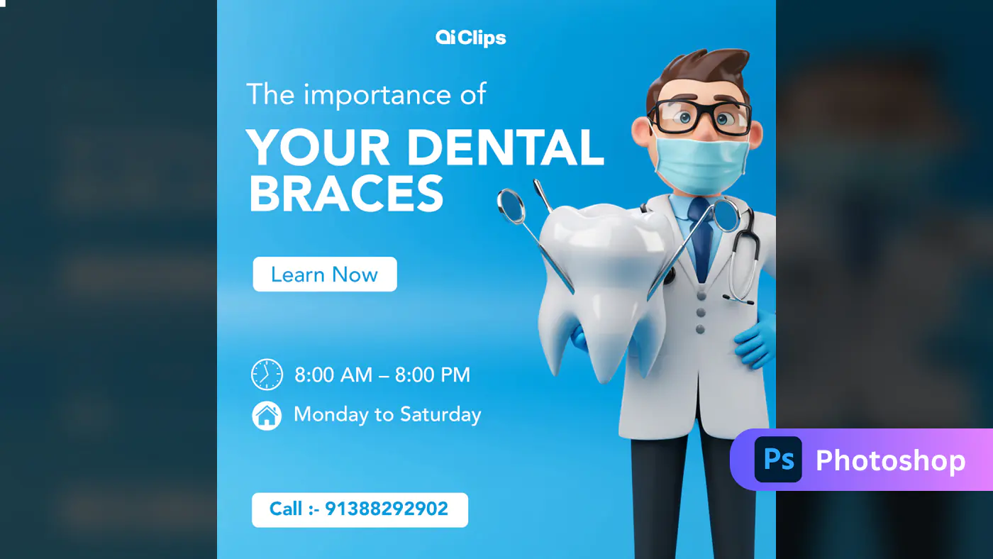 Dental Braces Awareness Campaign Template