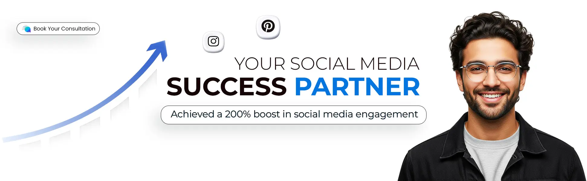 Social Media Growth Partner Ad Template