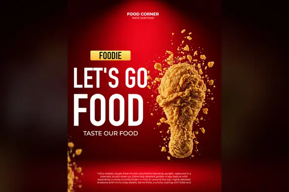 Crispy Chicken Social Media Template
