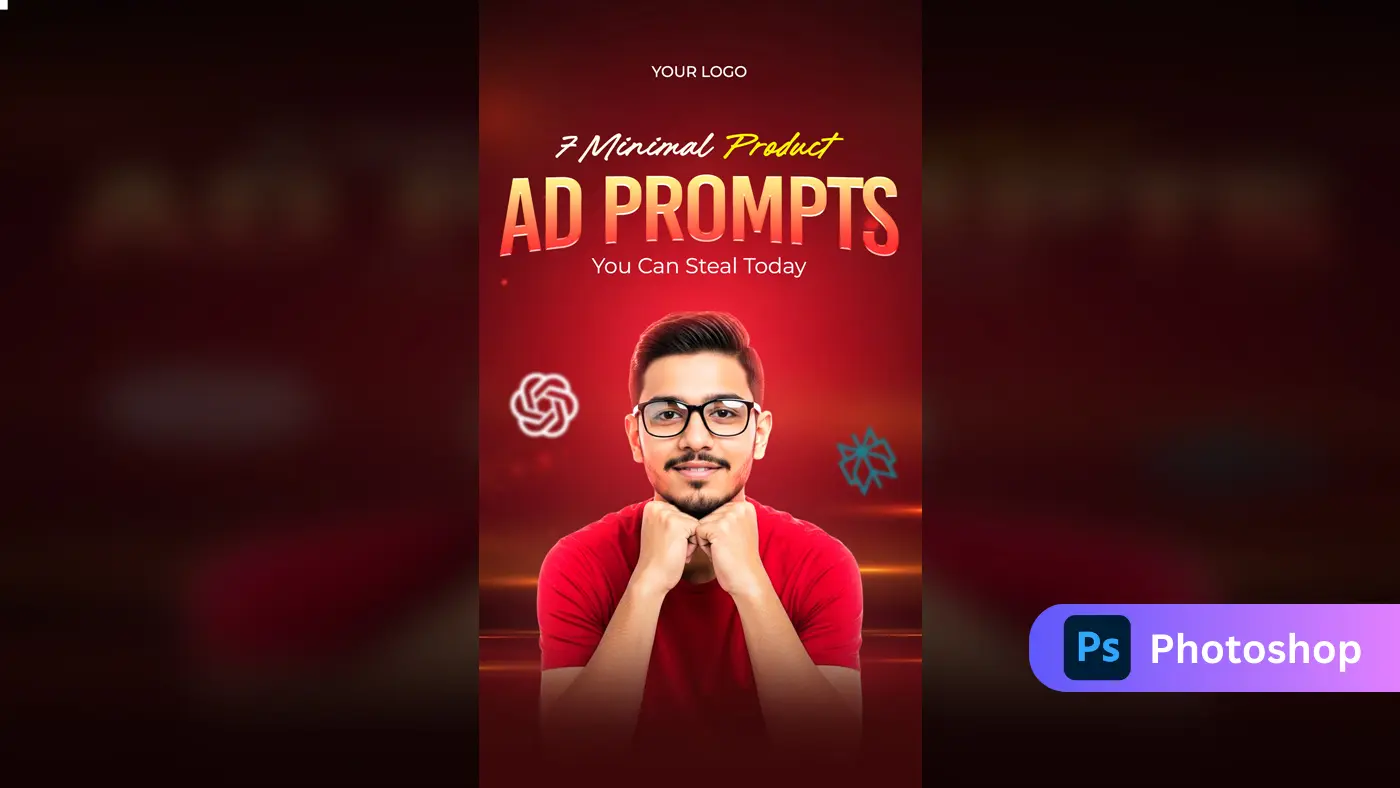 Marketing Ad Prompts Thumbnail Template