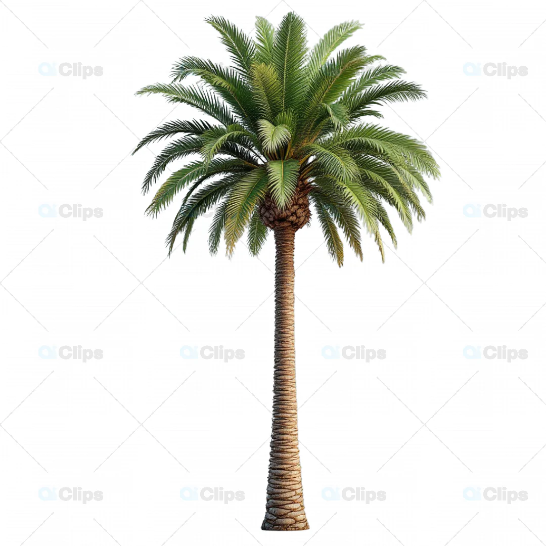 Realistic 3D Palm Tree Illustration