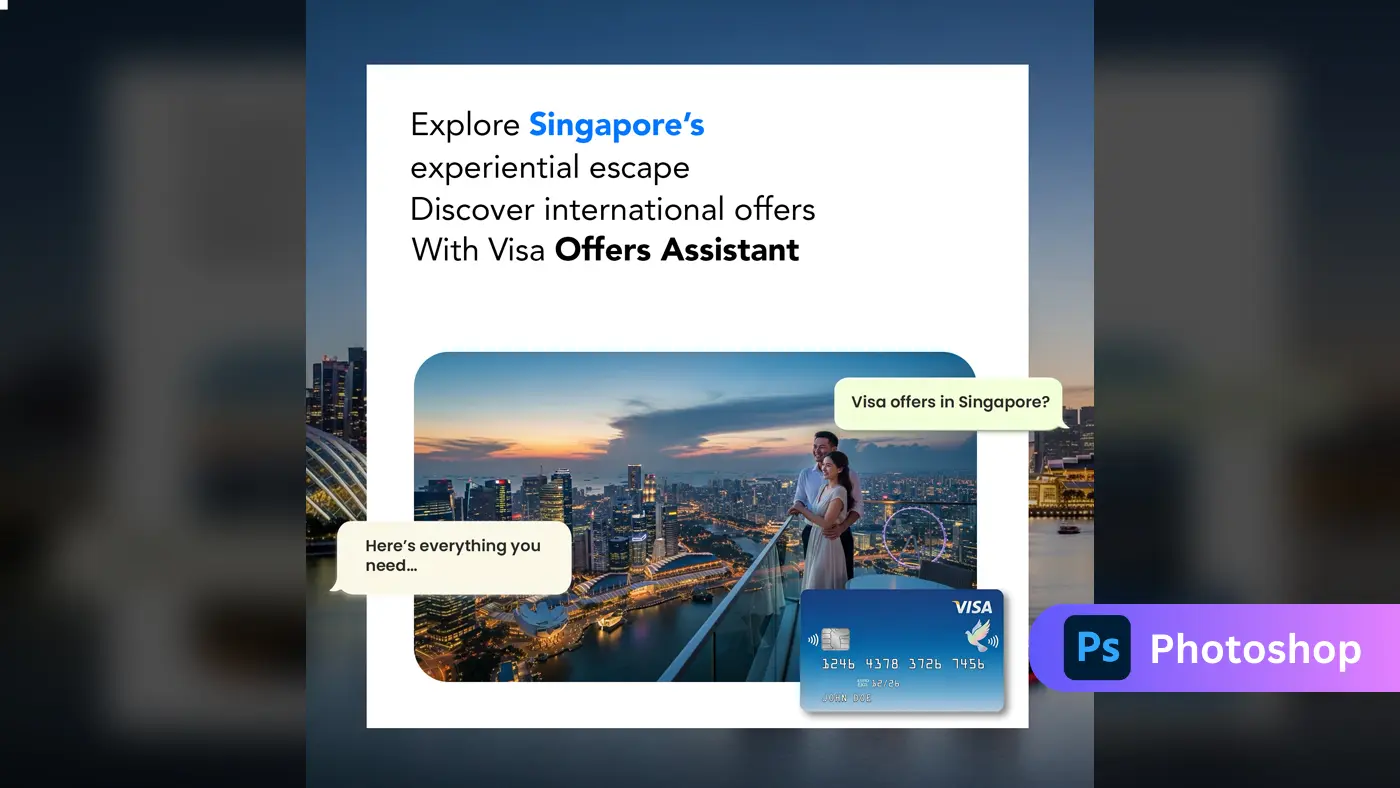 Travel & Payment Solutions Ad Template