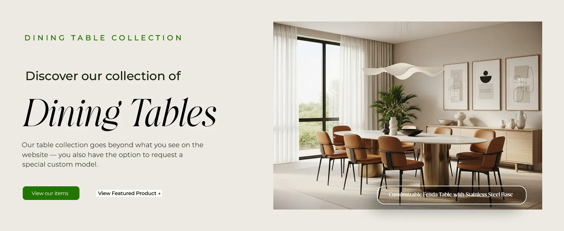 Elegant Home Furnishings Ad Template