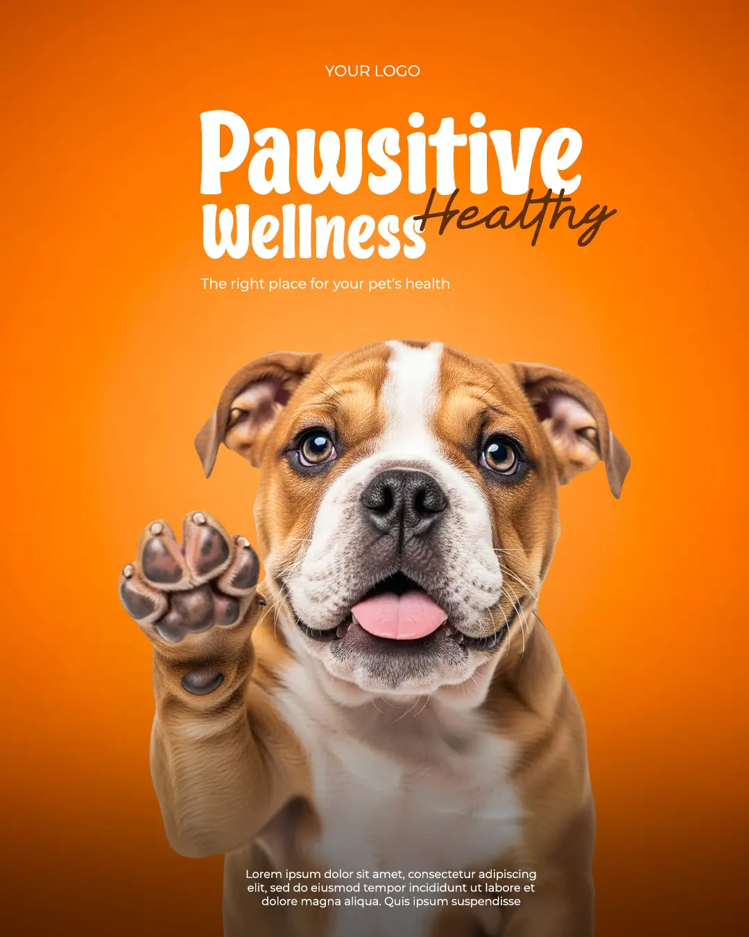Pet Wellness Social Media Template