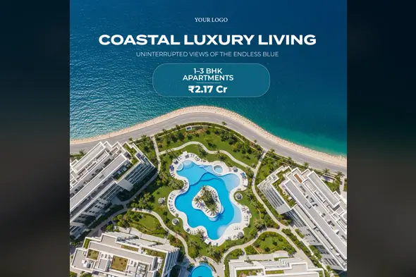 Luxury Seaside Real Estate Promo Template