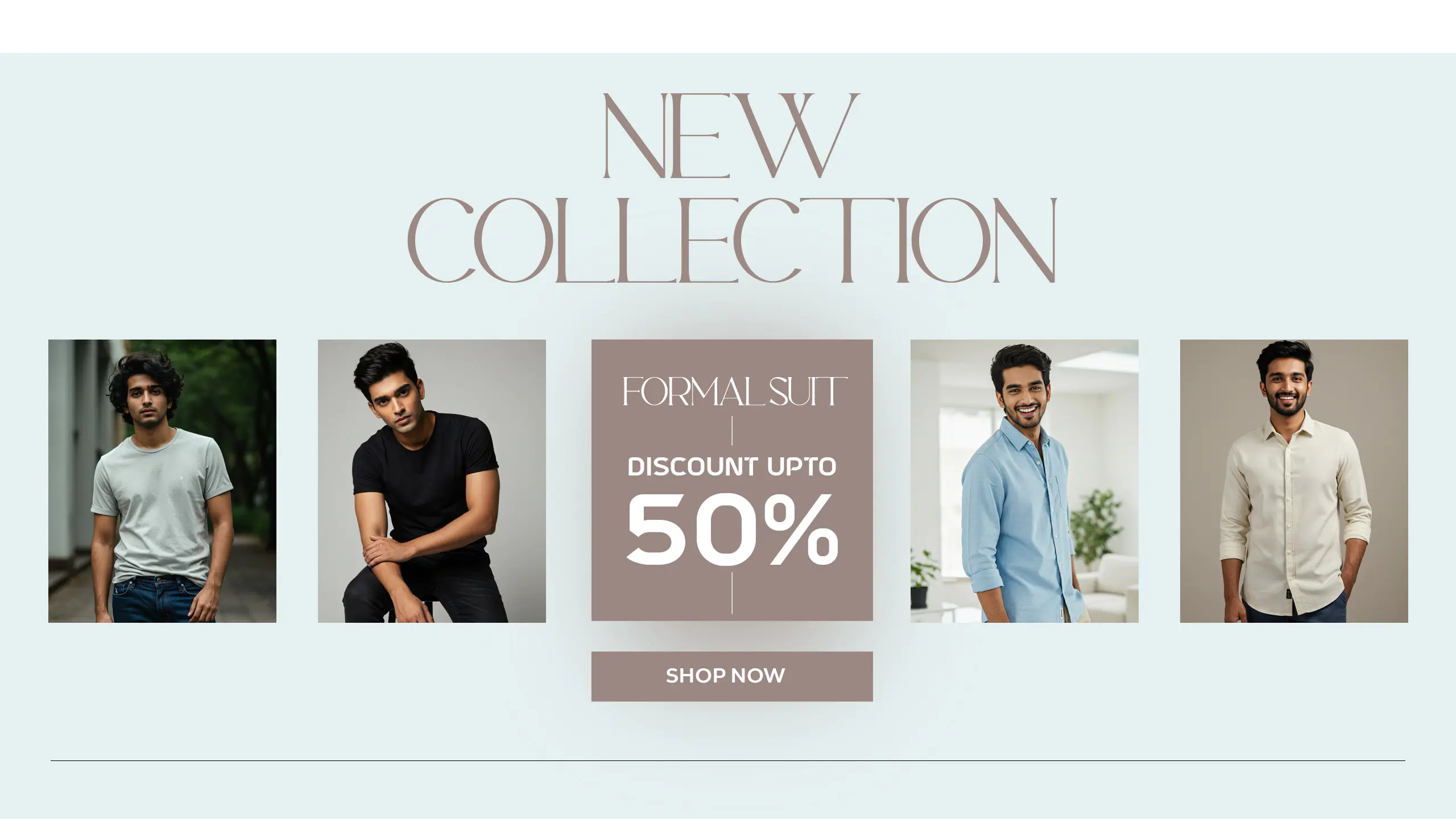Menswear Collection Promo Banner