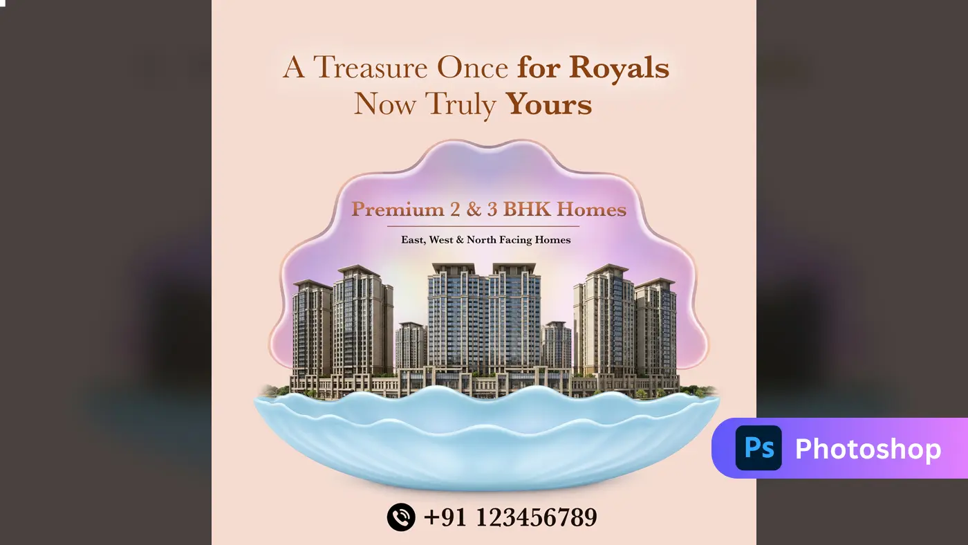 Regal Residences Promotional Ad PSD