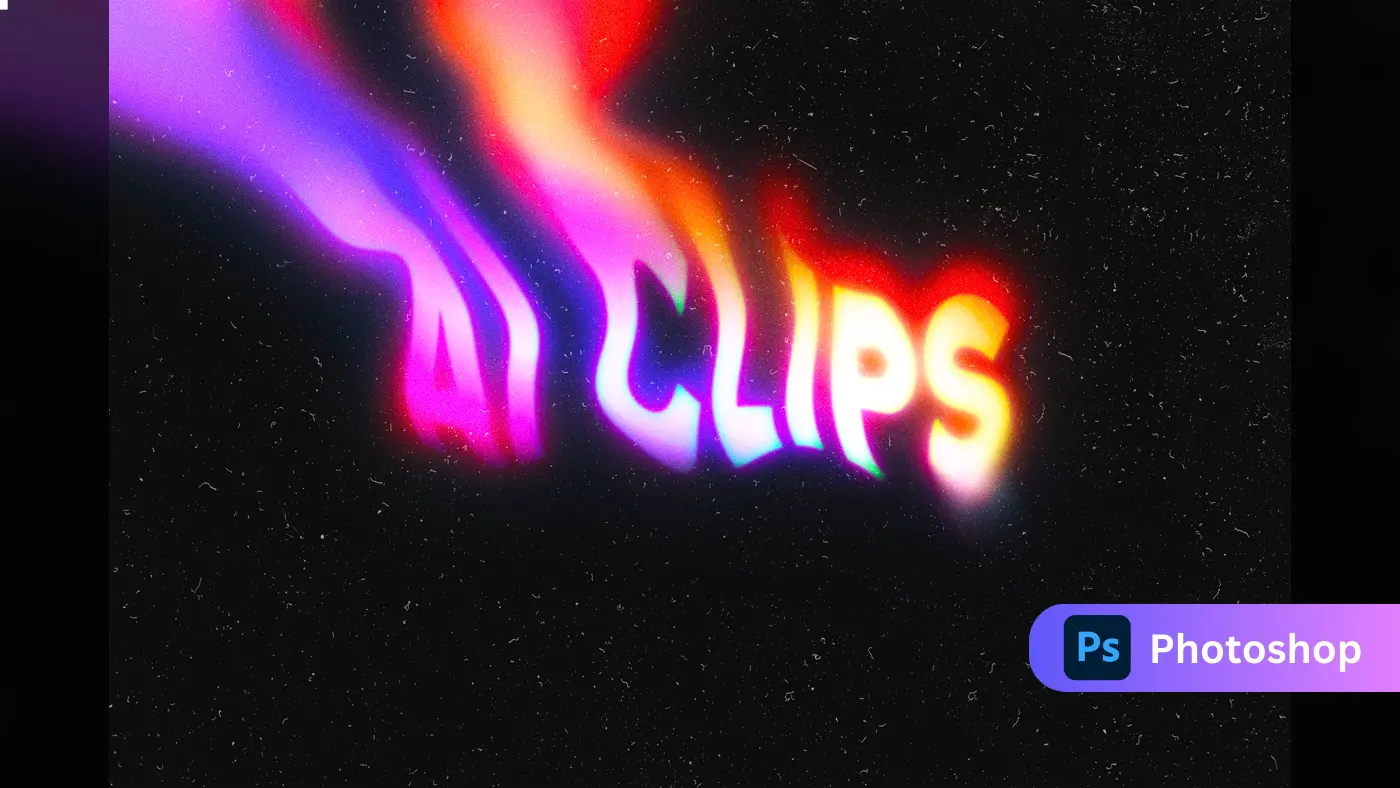 Vapor Flame Gradient Text Effect