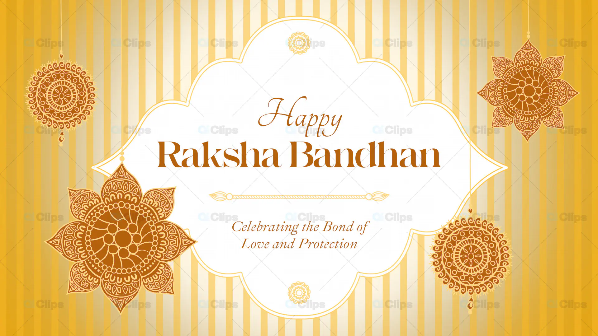 Raksha Bandhan Greeting Card PSD Template
